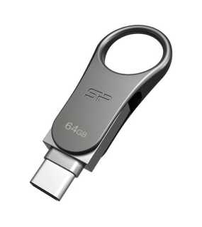USB flash disk (Silicon Power) > šedá > 64 GB