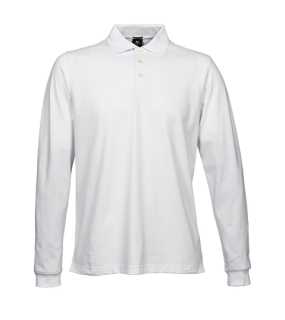 Unisex polokošile (Tee Jays Mens Luxury Stretch Long Sleeve Polo) > bílá > XL