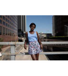 Unisex tílko (AMERICAN APPAREL UNISEX TRI-BLEND TANK TOP)>modrá (athletic)>S