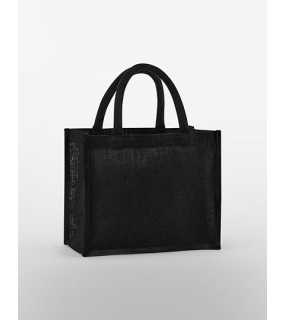 Nákupní taška (WM Natural Starched Jute Midi Bag) > černá/černá