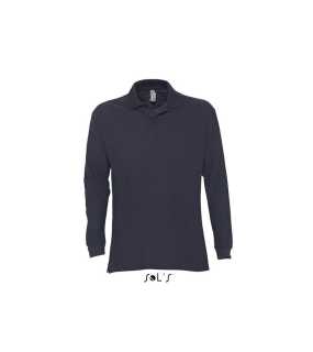 Pánská polokošile(SOLS STAR MENS LONG SLEEVE PIQUE POLO SHIRT)>modrá (navy)>XL