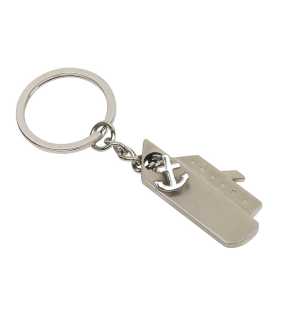 Kovová klíčenka > stříbrná