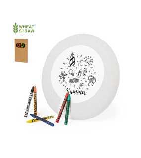 Frisbee k vybarvování > přírodní