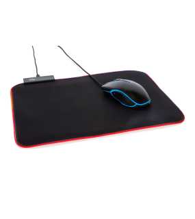 RGB herní podložka pod myš > černá