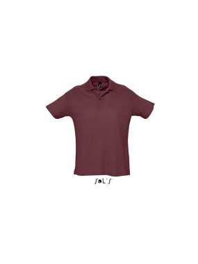 Pánská polokošile(SOL'S SUMMER II MEN'S POLO SHIRT)>červená (burgundy)>S