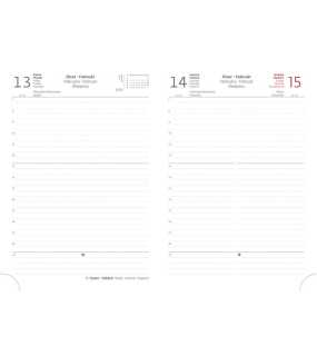 Diář (Bora 2026) - 14,5 x 20,5 cm > černá / zelená > denní A5