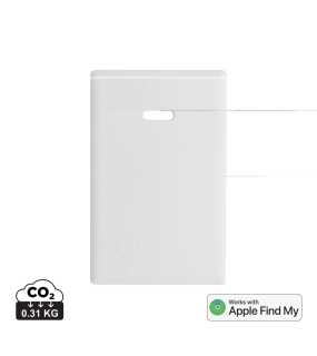 Karta s lokátorem Findcard z RCS recykl. plastu > bílá