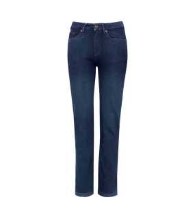Dámské kalhoty (Se Denim KATY STRAIGHT JEANS) > modrá (dark wash) > 8-R