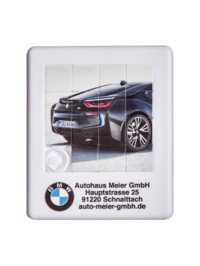 Kapesní posuvný hlavolam > bílá