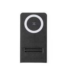 Stojan na mobilní telefon s bezdrátovou nabíječkou > černá