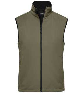 Dámská softshell vesta (JN Ladies' Softshell Vest)>zelená (olive)>2XL