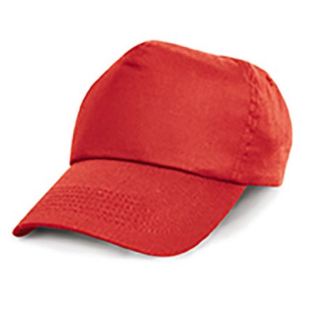 Dětská kšiltovka (RESULT JUNIOR COTTON CAP)>červená