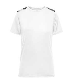 Dámské triko (JN Ladies Sports Shirt)>bílá / černá>M
