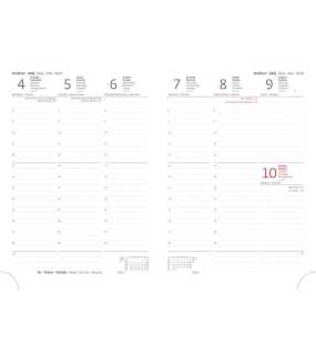 Diář (Line 2026) - 14,5 x 20,5 cm > modrá > týdenní A5