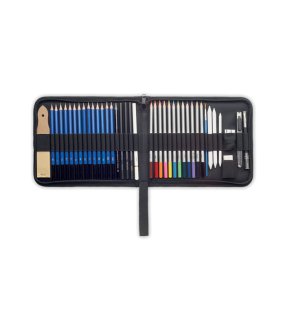 Výtvarná sada v pouzdru > černá