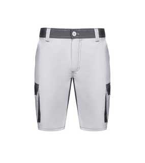 Pánské krátké kalhoty (VELILLA TWO-TONE SHORTS) > bílá / šedá > 34