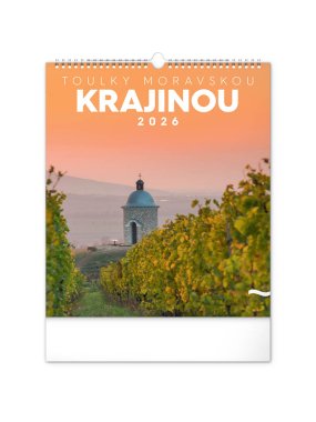 Nástěnný kalendář Toulky moravskou krajinou 2026, 30 x 34 cm
