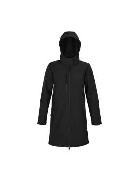 Dámská bunda (Neoblu NEOBLU ACHILLE - WOMEN'S SOFTSHELL LONG JACKET) > černá (deep) > M