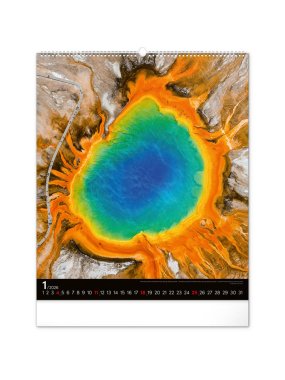 Nástěnný kalendář (Energie 2026) - 48 x 56 x 1 cm