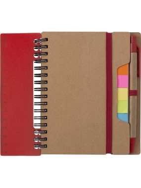 Poznámkový blok s perem a TIX bločky > červená