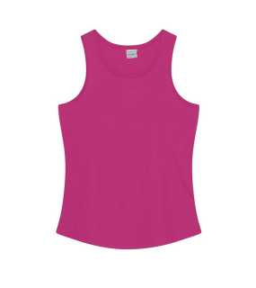 Dámské tílko (Just Cool WOMEN'S COOL SMOOTH SPORTS VEST) > růžová (hot) > L