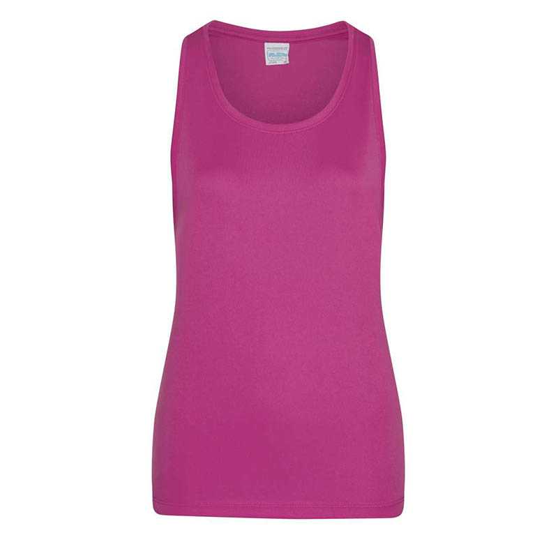 Dámské tílko (Just Cool WOMEN'S COOL SMOOTH SPORTS VEST) > růžová (hot) > L