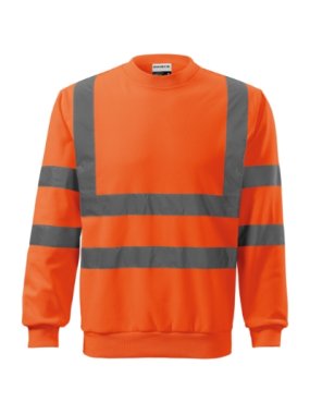 Unisex mikina (RIMECK Essential) > oranžová (reflexní) > L