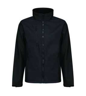 Unisex bunda (Regatta ABLAZE 3 LAYER PRINTABLE SOFTSHELL JACKET) > černá/černá > L