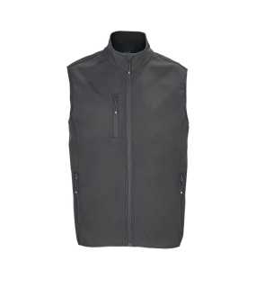Pánská vesta (SOL'S FALCON BW MEN - SOFTSHELL BODYWARMER) > šedá (charcoal) > S