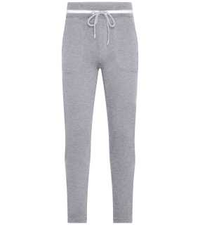 Pánské tepláky(JN Mens Jog-Pants)>šedá (heather) / bílá>L