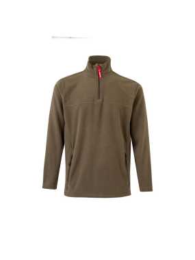 Pánská mikina (VELILLA FLEECE) > hnědá (khaki) > M