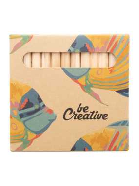 Sada 12 pastelek na zakázku > přírodní