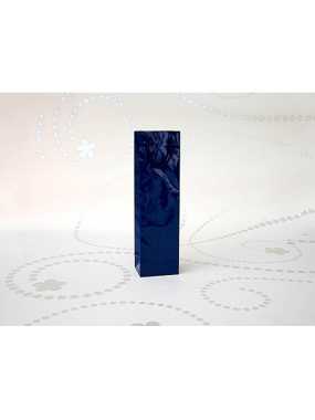 Papírová taška (LUXURY LINE) > modrá > 12x9x39 cm