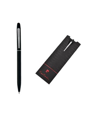 Kuličkové pero s otočným mechanismem "PIERRE CARDIN" > černá
