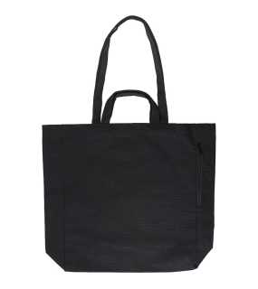 Nákupní taška z recyklované bavlny > černá