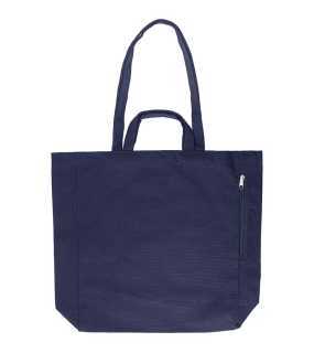 Nákupní taška z recyklované bavlny > modrá