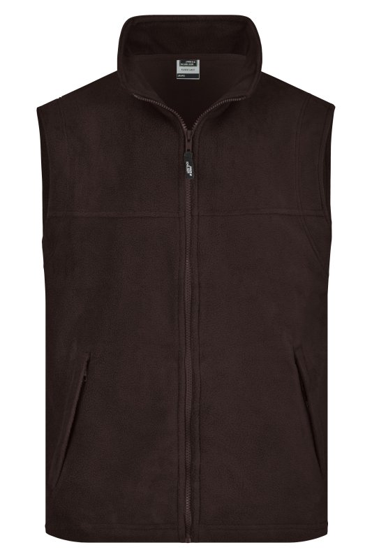 Pánská fleece vesta (JN Fleece Vest)>hnědá>3XL