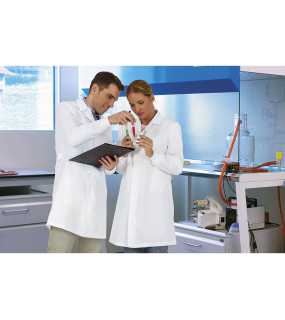 Unisex plášť (CLUSTER) > bílá > XL