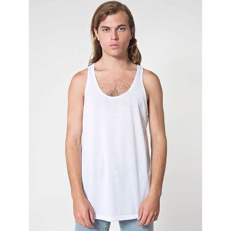 Unisex tílko (AMERICAN APPAREL UNISEX Sublimation TANK)>bílá>L
