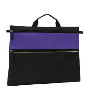 Taška na dokumenty > černá / purpurová