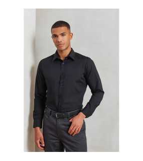 Pánská košile (PREMIER MEN’S LONG SLEEVE FITTED POPLIN SHIRT) > modrá (royal) > S/M