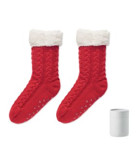 Pár ponožek L > červená