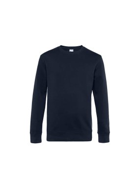 Pánská mikina (B&C KING Crew Neck)>modrá (urban navy)>2XL