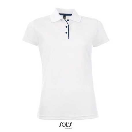Dámská polokošile(SOLS PERFORMER WOMEN WOMENS SPORTS POLO SHIRT)>bílá>XL