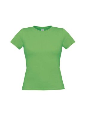Dámské tričko (B&C WOMEN-ONLY)>zelená (real)>L