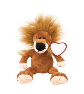 Plyšový lev > hnědá / bílá