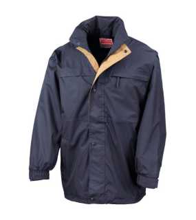 Unisex bunda (RESULT MULTI-FUNCTION JACKET)>modrá (navy) / písková>L