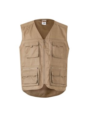 Pánská vesta (VELILLA VEST) > béžová (sand) > L