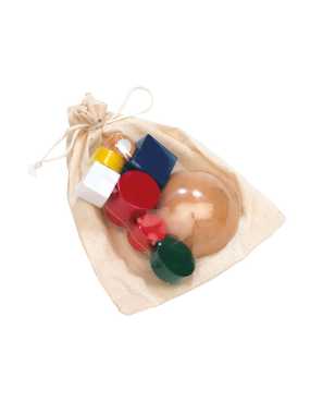 Dřevěný hlavolam > barevná