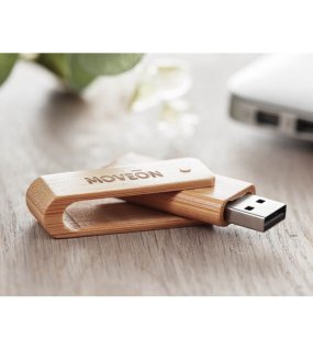 USB flash paměť z bambusu 16GB > hnědá (wood) > 16GB
